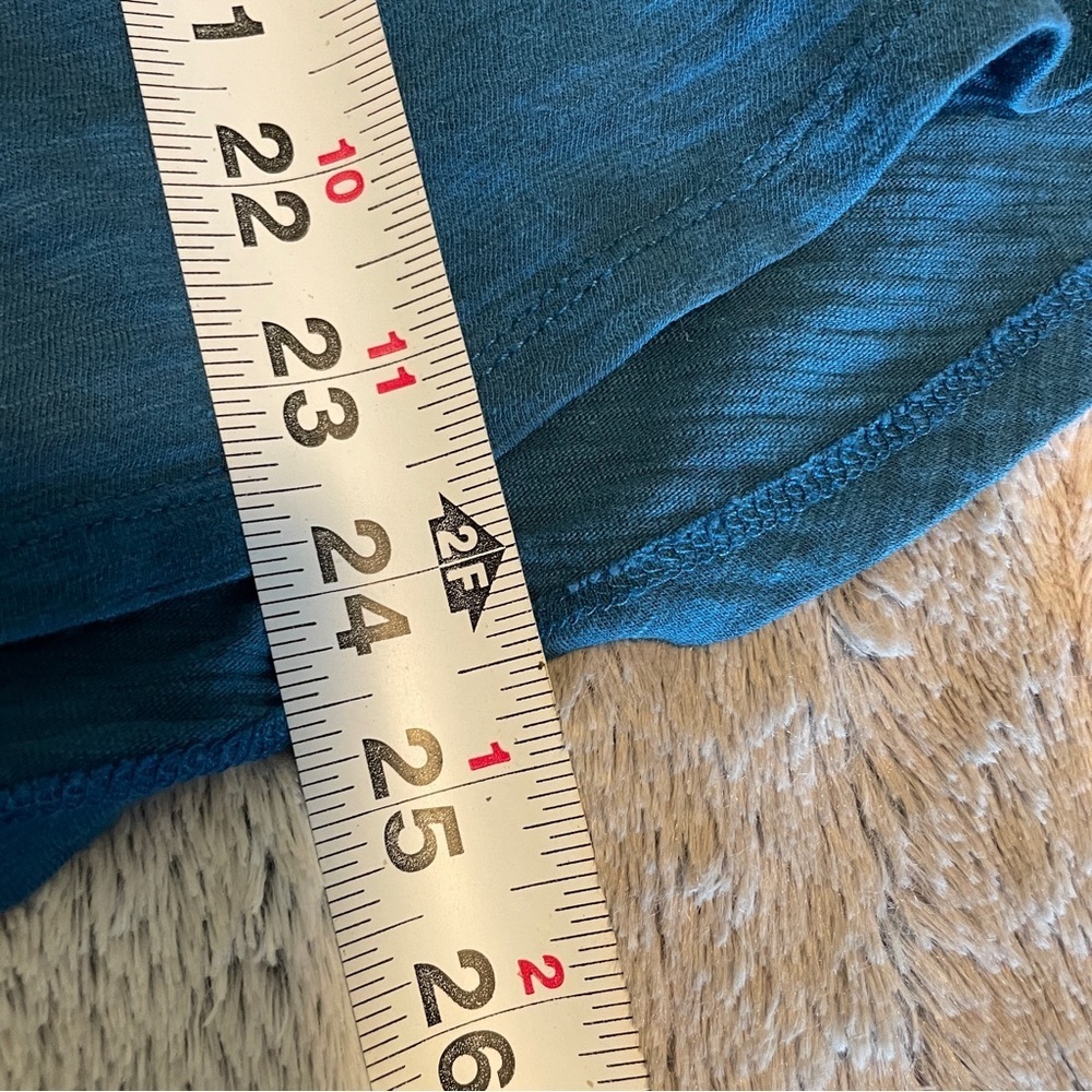 Lucky Brand Teal Long Sleeve Pintuck Blouse – Size M, Boho Style - Picture 7 of 7